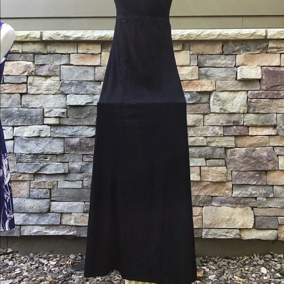 Issac Liev size large black jersey sheath sundress - Picture 3 of 5